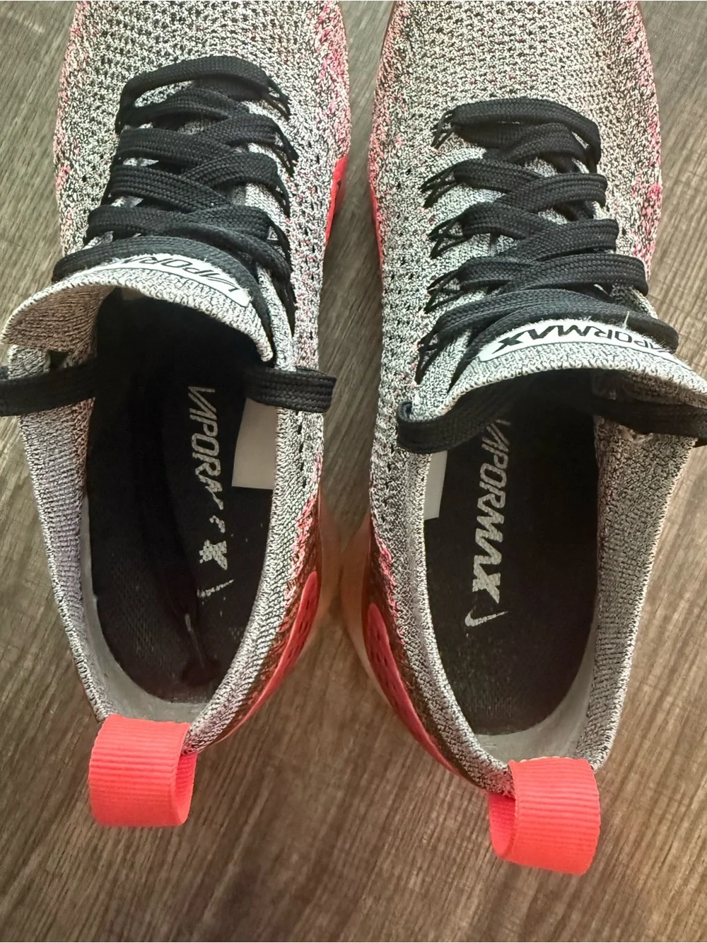Nike Air VaporMax Flyknit 2 Ultramarine Hot Punch Pink Gray Women’s 8.5
